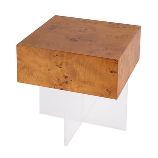 Corsica 20 in. W Square Acrylic Side Table