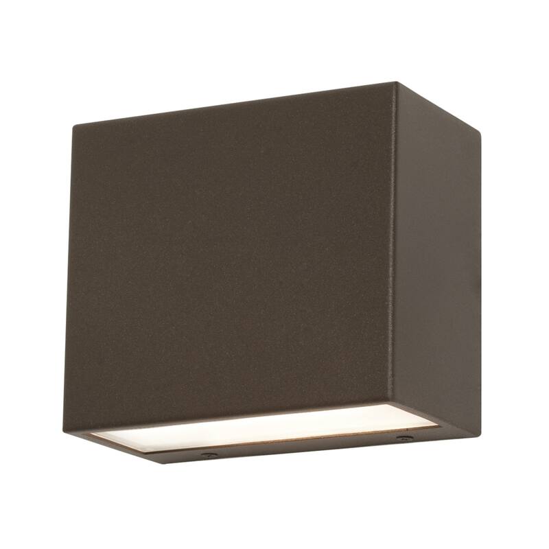 AFX DKTW050410L30D2 Dakota Single Light 4" Tall LED Outdoor Wall - Bronze