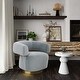 preview thumbnail 4 of 17, River Velvet Accent Chair Steel Grey