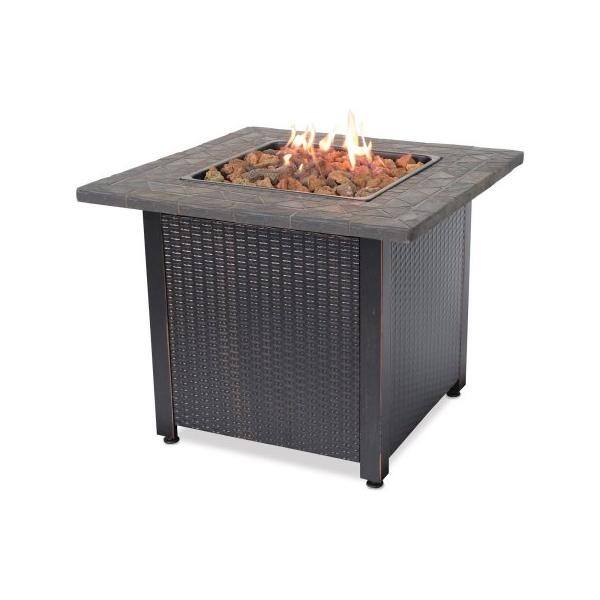 Shop Blue Rhino Gad1401m Lp Gas Outdoor Fireplace With Resin