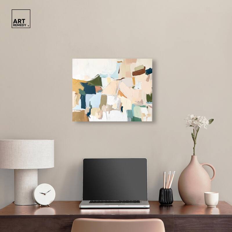 Pastel Mixture Canvas by Art Remedy, Gallery Wrapped
