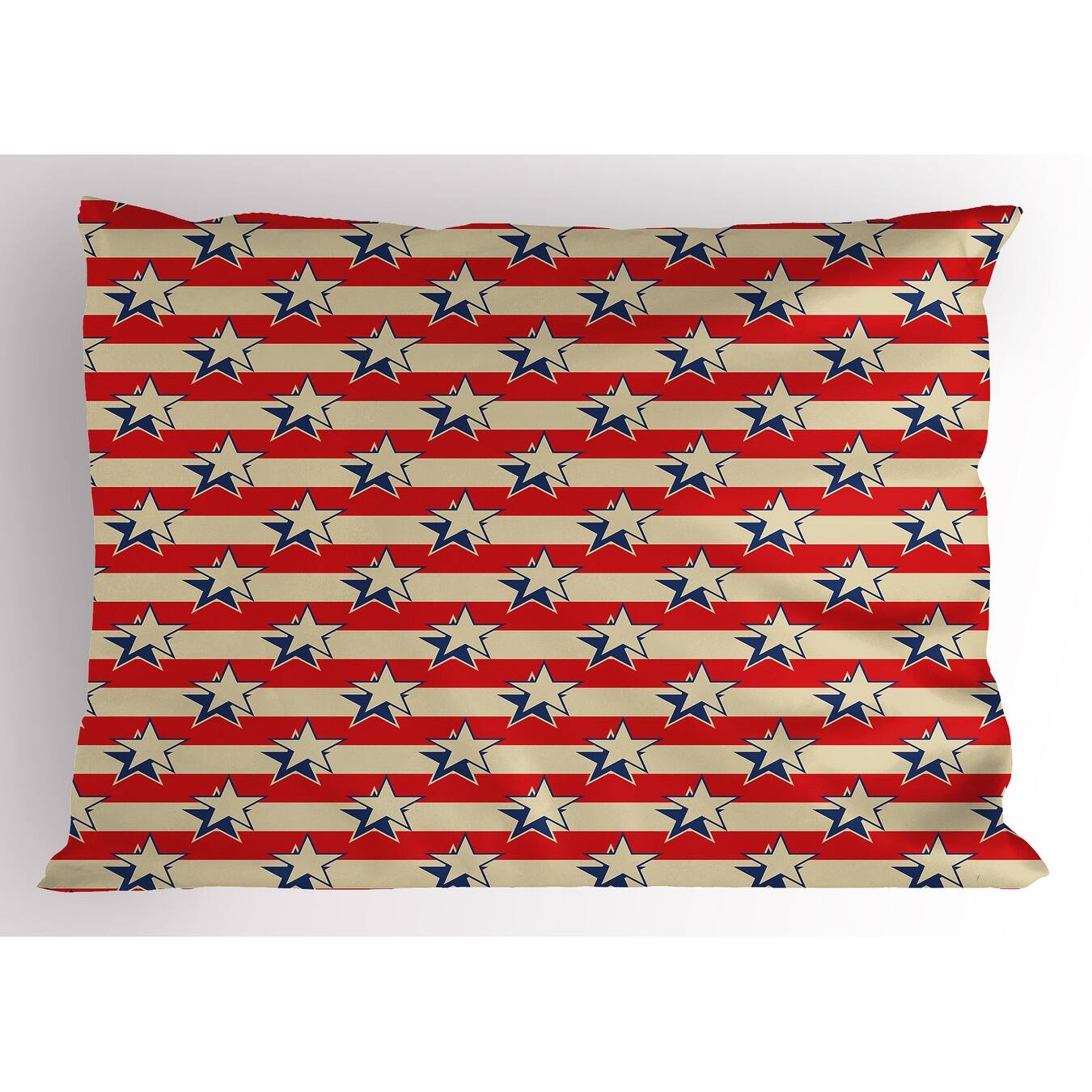 Ambesonne USA Pillow Sham, Decorative Standard Size Printed Pillowcase