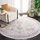 preview thumbnail 9 of 30, SAFAVIEH Palma Meinharda Oriental Rug 3' Round - Beige/Light Blue