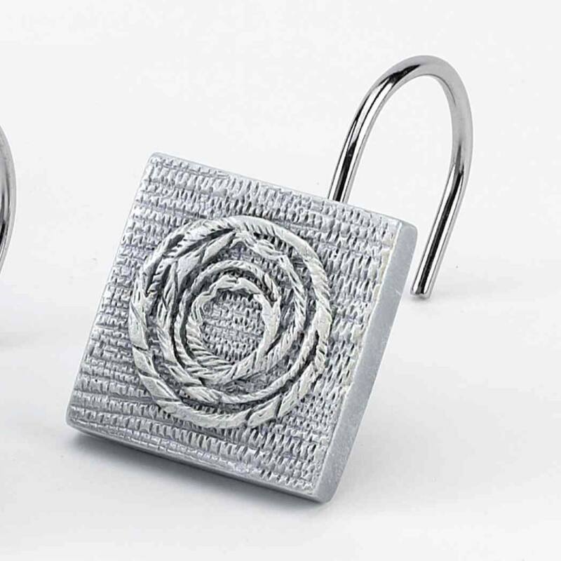 Avanti Linens Galaxy Shower Hooks - Silver