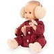 preview thumbnail 5 of 3, Gotz: Sleepy Aquini Jubillee - 13″ Drink & Wet Girl Baby Doll, Red Knit Outfit
