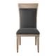 preview thumbnail 1 of 5, Uttermost Encore 20 Inch Wide Wood Frame Accent Chair with Fabric Dark Gray / Sandstone