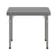 preview thumbnail 11 of 22, Indoor/Outdoor Kids Bi-Fold Plastic Folding Table - 24x24 - 23.5"W x 23.5"D x 19"H
