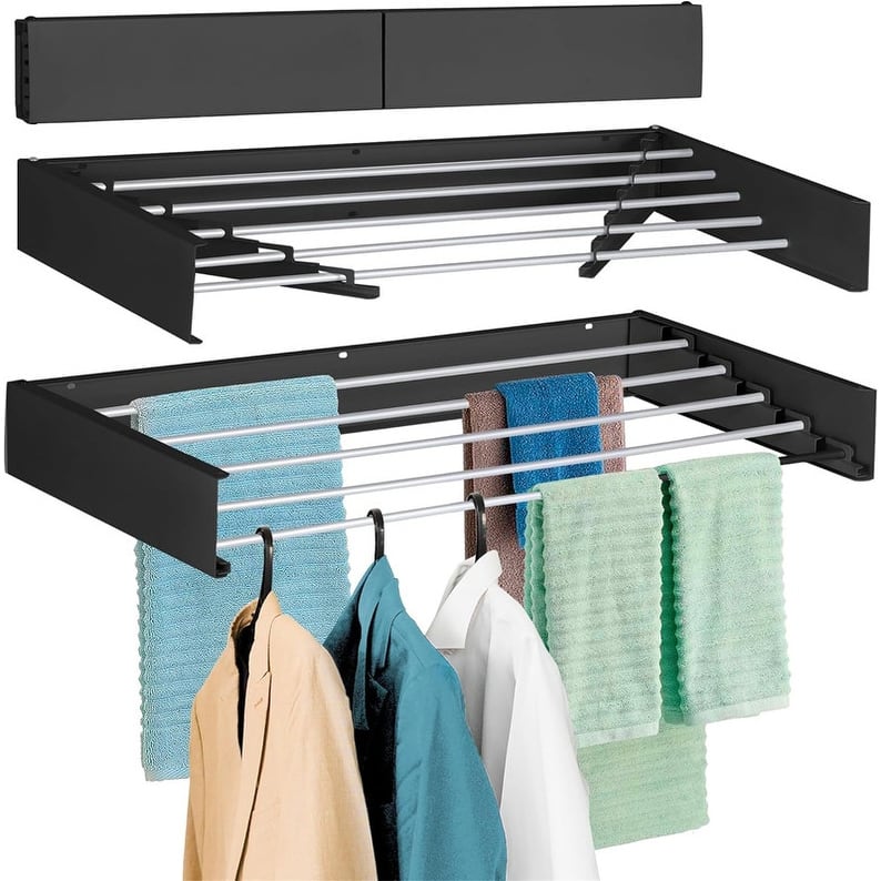 Collapsible Wall Drying Rack - 40" Wide, 60 lb Capacity