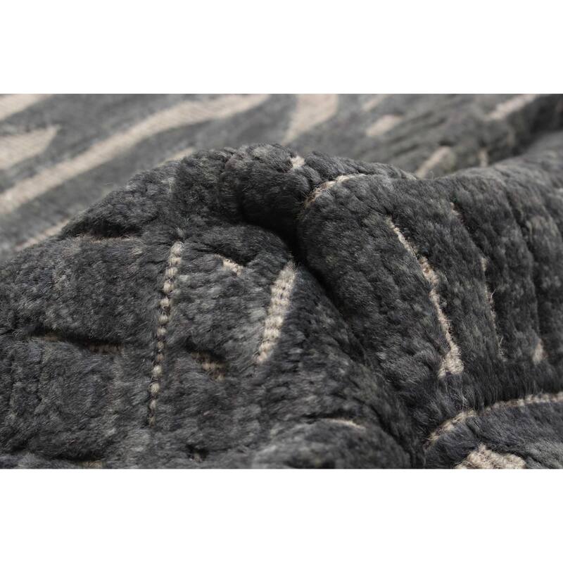 ECARPETGALLERY Hand-knotted Tangier Teal Wool Rug - 2'11 x 4'11