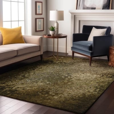 Premium Washable Super Soft Solid Imprints Mayfield Rug