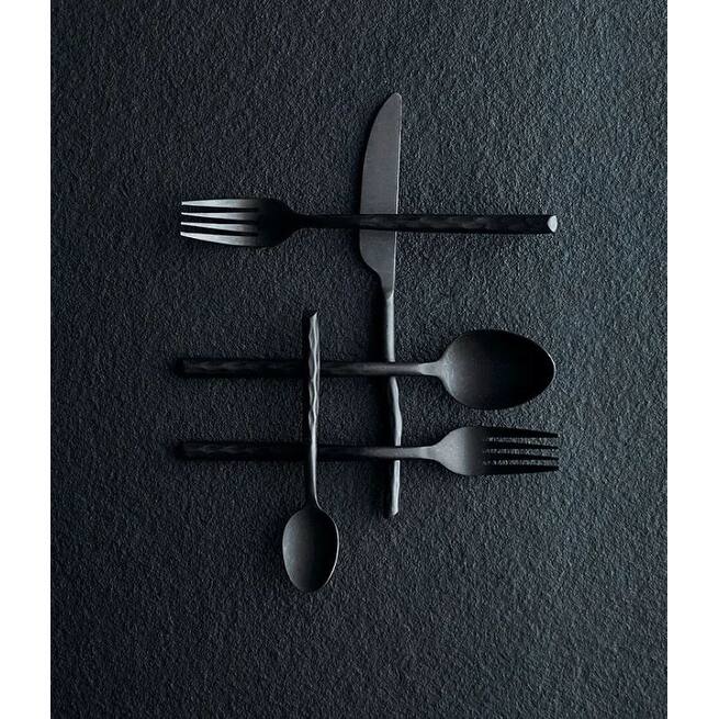 Cutlery Uta- Silk Matt Black- 16pcs