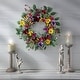 preview thumbnail 1 of 2, 24" Summer Butterfly Wreath With Butterflies