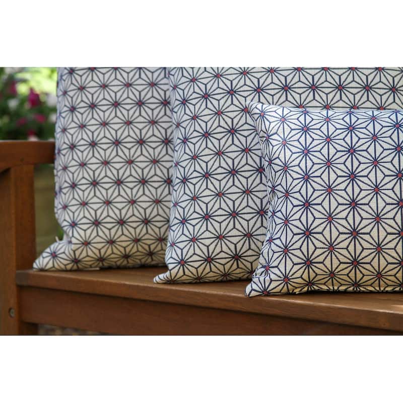 16" x 16" Indoor/Outdoor Throw Pillow, Set of 2 - N/A