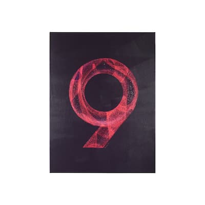 Numbers IX (30 x 40) Canvas Art Print