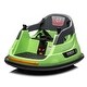 preview thumbnail 7 of 58, 12V ride on bumper car for kids,1.5-5 Years Old,Baby Bumping Toy Gifts W/Remote Control Green