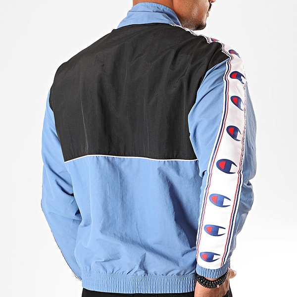 light blue champion jacket