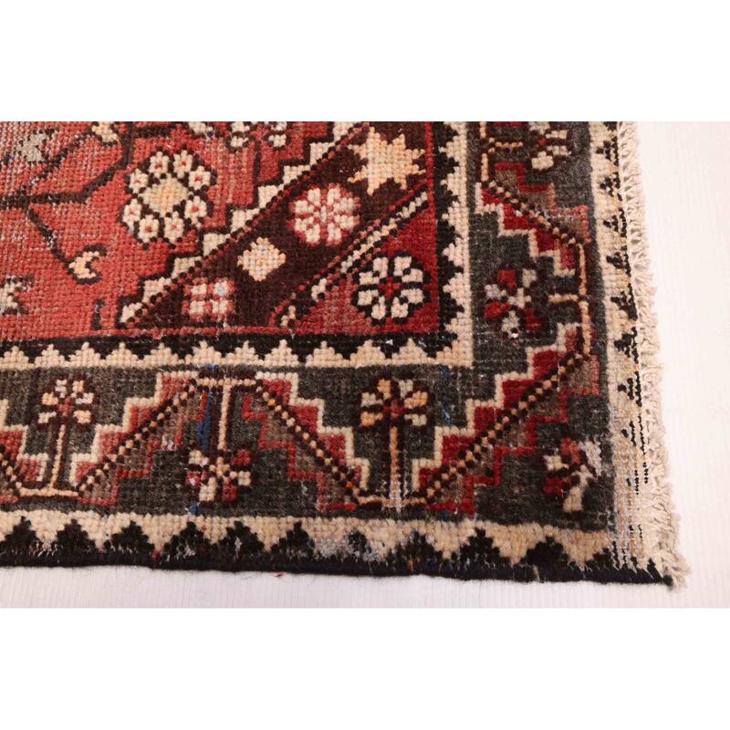 ECARPETGALLERY Hand-knotted Antalya Vintage Dark Copper Wool Rug - 4'5 x 6'7