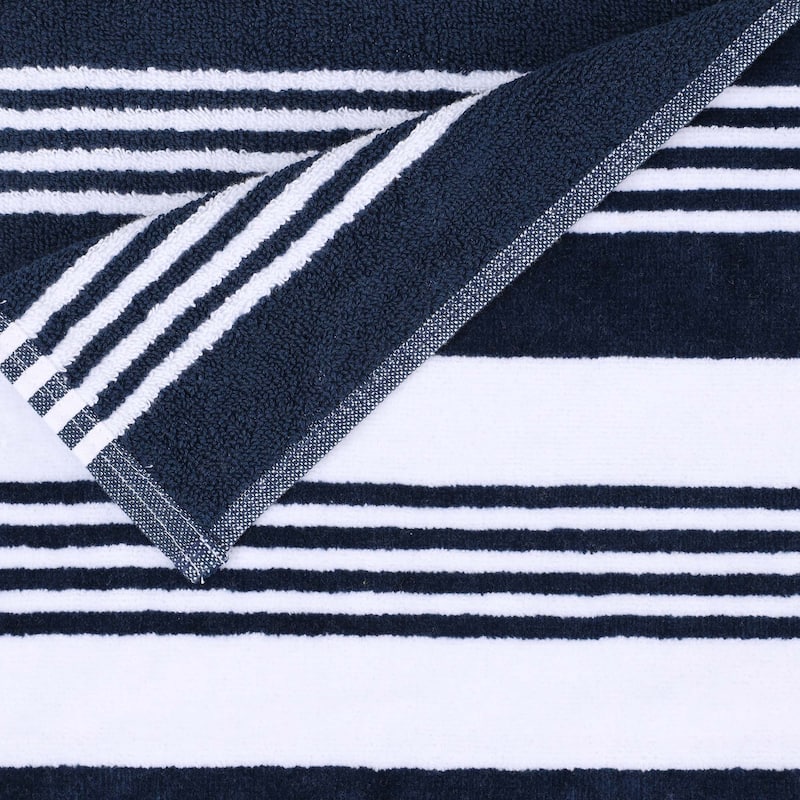 Superior Maui Striped Cotton Oversized Cotton Beach Towel - 1 Piece