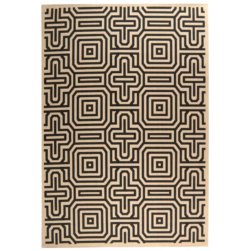 SAFAVIEH Courtyard Billye Indoor/ Outdoor Waterproof Patio Backyard Rug