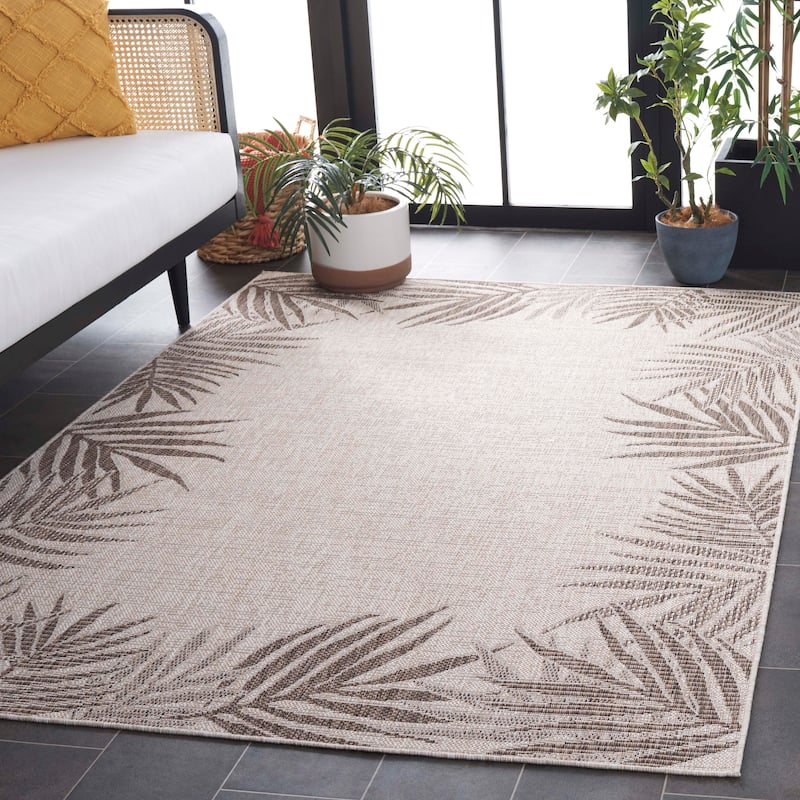 SAFAVIEH Beach House Saturnina Transitional Rug - 9' x 12' - Beige/Brown