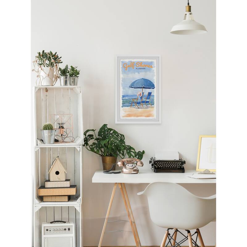 'Gulf Shores' Framed Painting Print