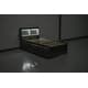 preview thumbnail 37 of 39, Twin Bed with USB, Type-C Ports, LED Lights & Trundle - Bookcase Headboard