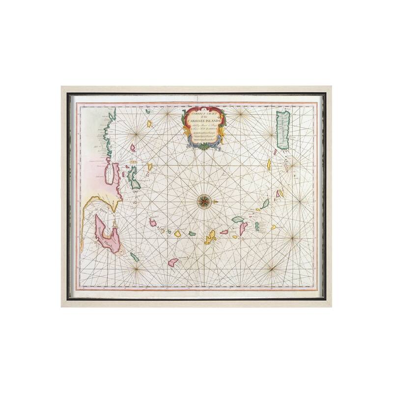 The Caribbean Islands, 1715-1750 Framed Art Print