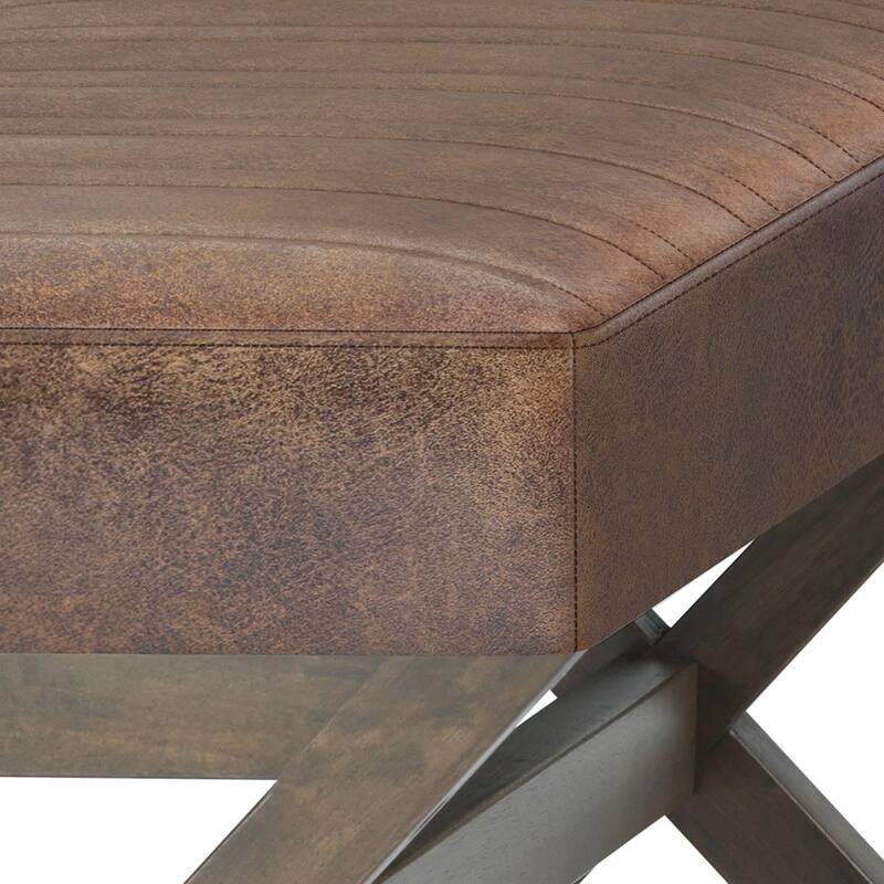 WYNDENHALL David 48 inch Wide Contemporary Rectangle Ottoman Bench