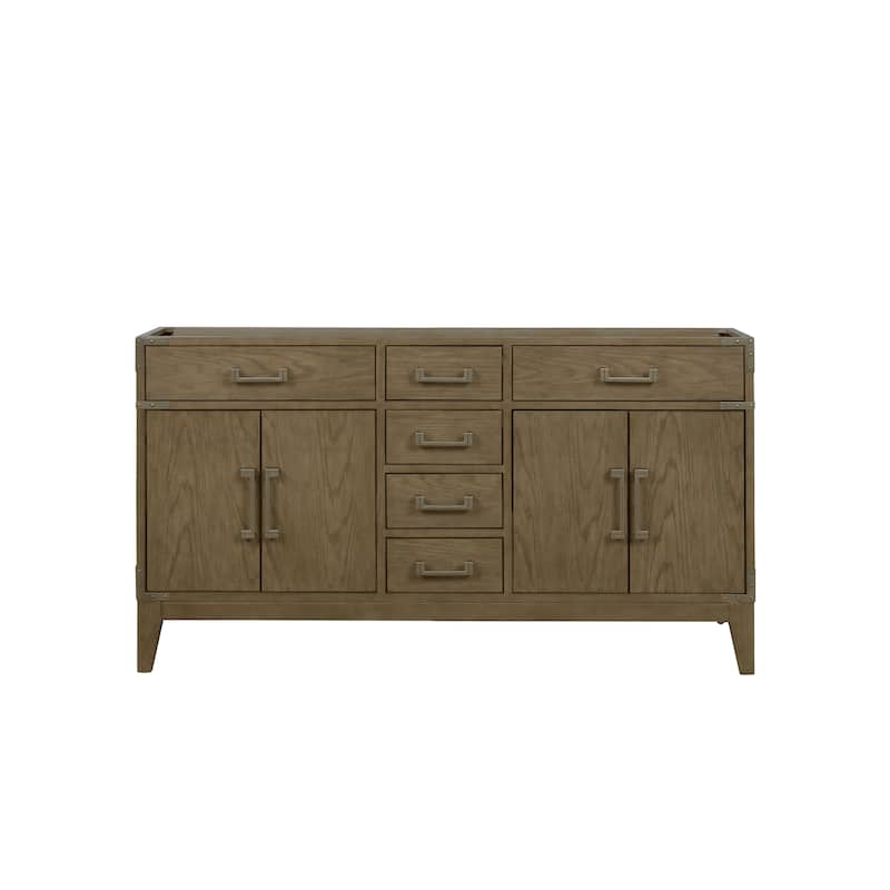 Laurel Bath Vanity - 60 - Grey Oak