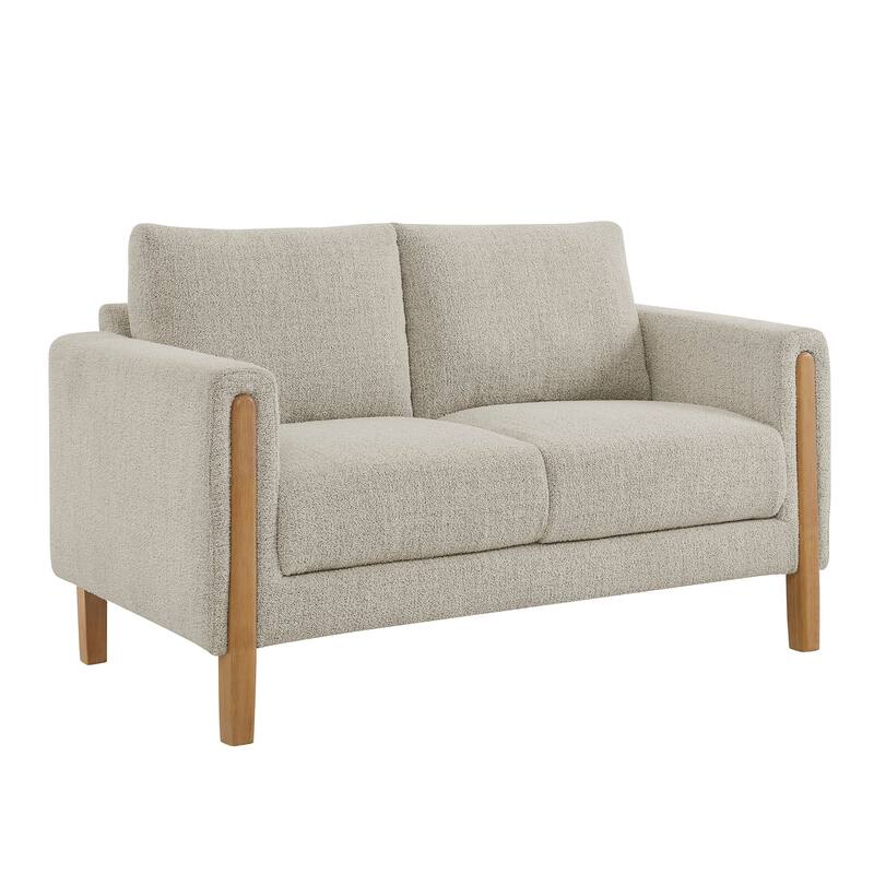 Hawken Boucle Fabric Loveseat