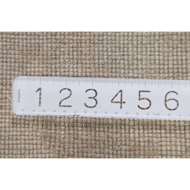 Hand Knotted Oriental 100% Wool Carpet Transitional All-Over Beige & Ivories Oushak Area Rug - 6' 1'' X 3' 9''