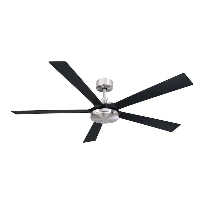 TorchAire 64 inch Indoor/Outdoor Smart Ceiling Fan with LED CCT Select Light Kit and Remote