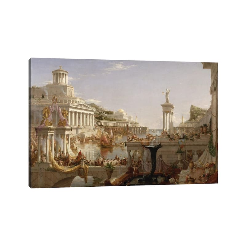 iCanvas "The Course of Empire - The Consummation of the Empire, c.1835-36" by Thomas Cole Canvas Print
