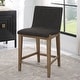 preview thumbnail 2 of 5, Uttermost Klemens Chocolate Counter Stool - 20"W x 38.5"H x 23"D