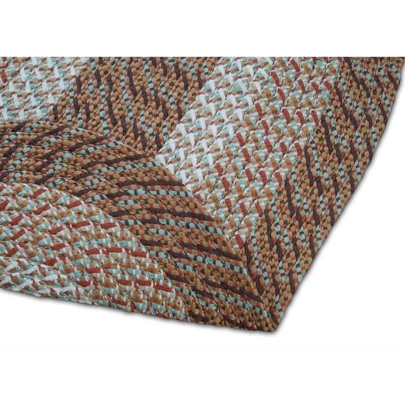 Better Trends Country Braid 100% Polypropylene 3 Pc Set Stain Resistant, Double Sided Reversible Indoor Area Utility Rug