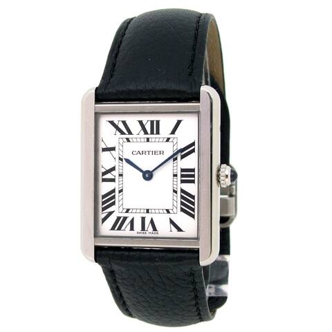 Pre-owned Cartier Stainless Steel Ronde Solo Watch - 35mm