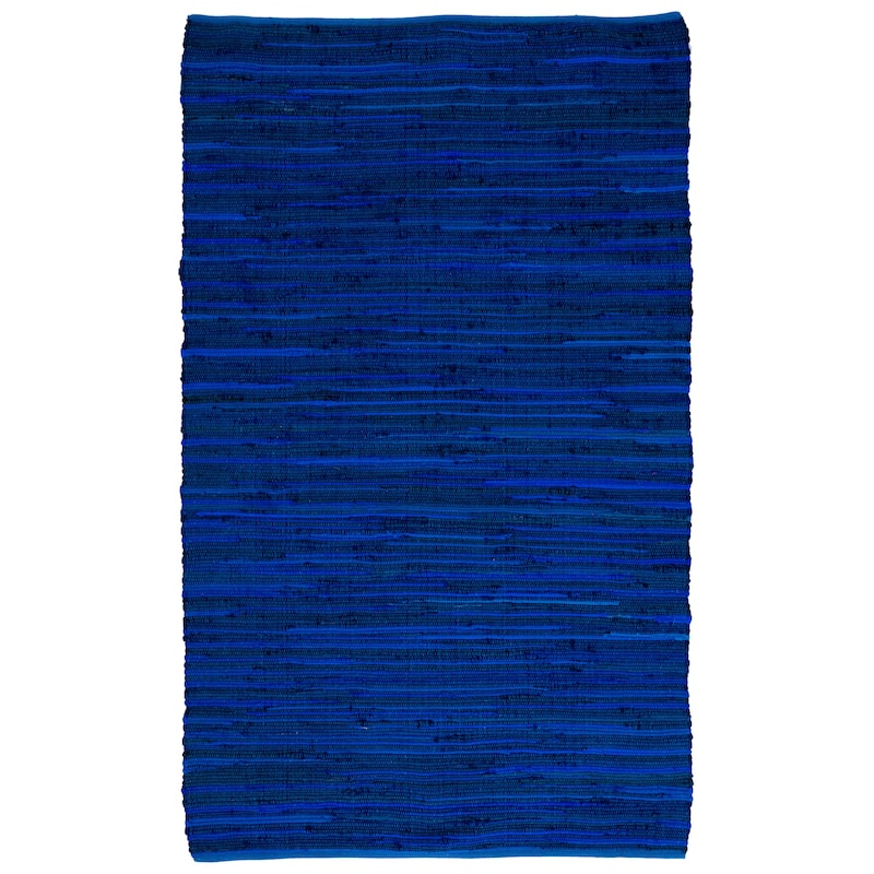 SAFAVIEH Handmade Rag Rug Sevim Casual Stripe Cotton Rug