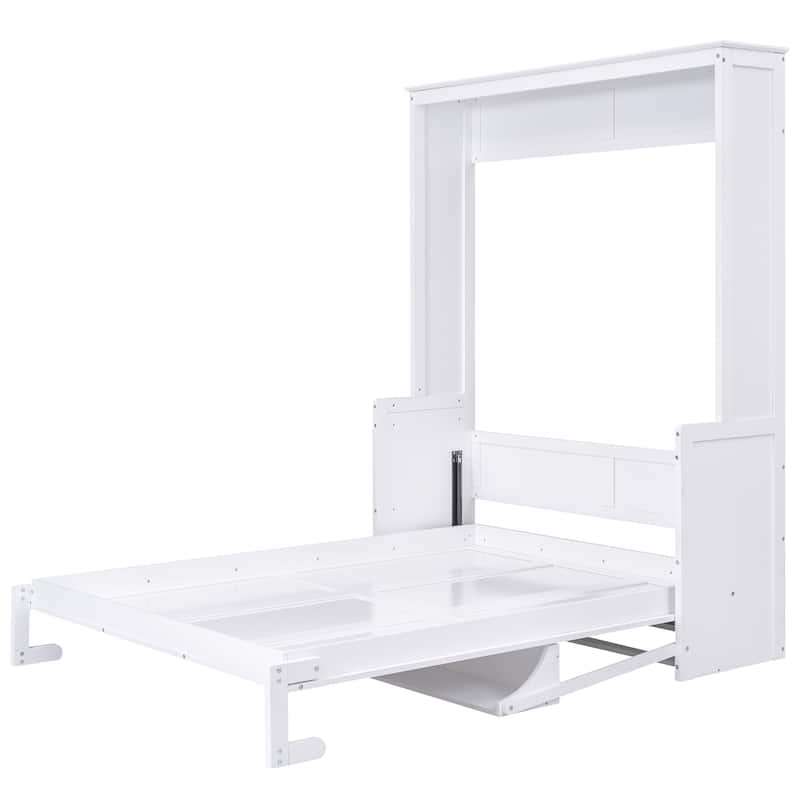 Queen Size Murphy Bed With A Shelf