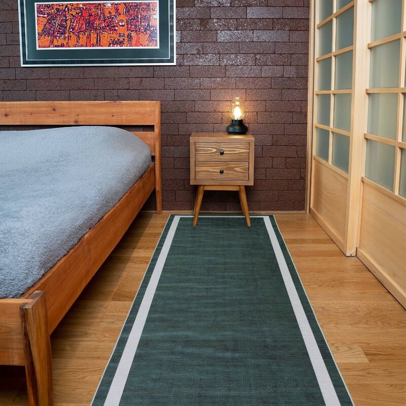 Machine Washable-Eco-Friendly Area Rug With Non-Slip Backing Everest Design