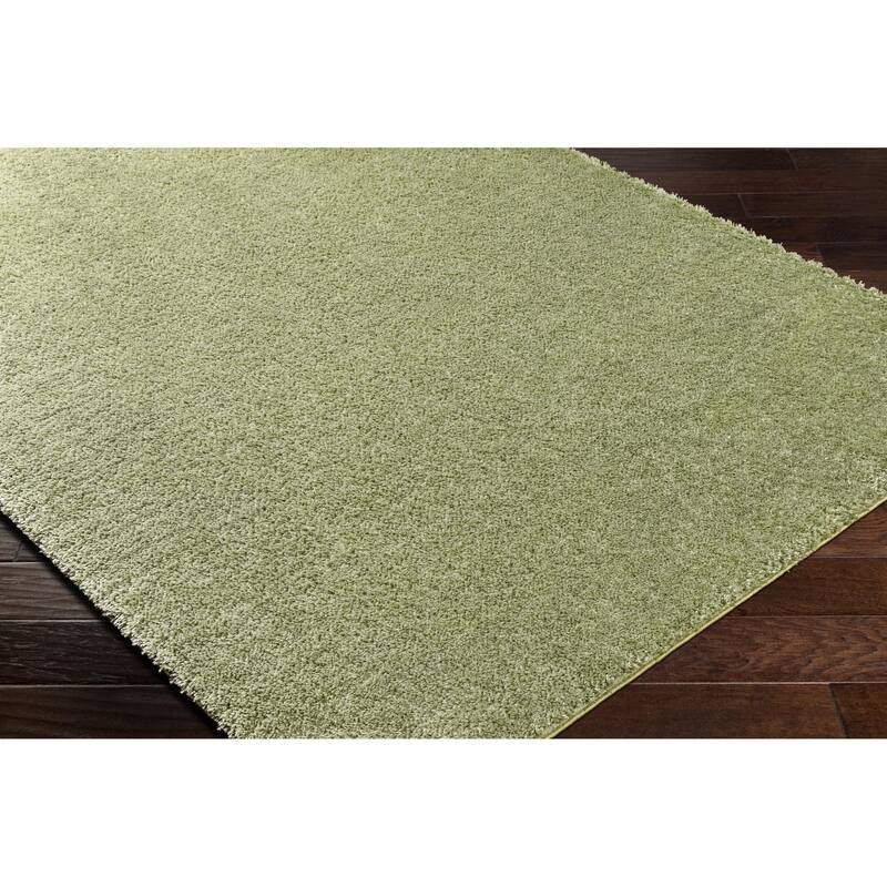Livabliss Cloudy Shag Vibrant Solid Plush Area Rug