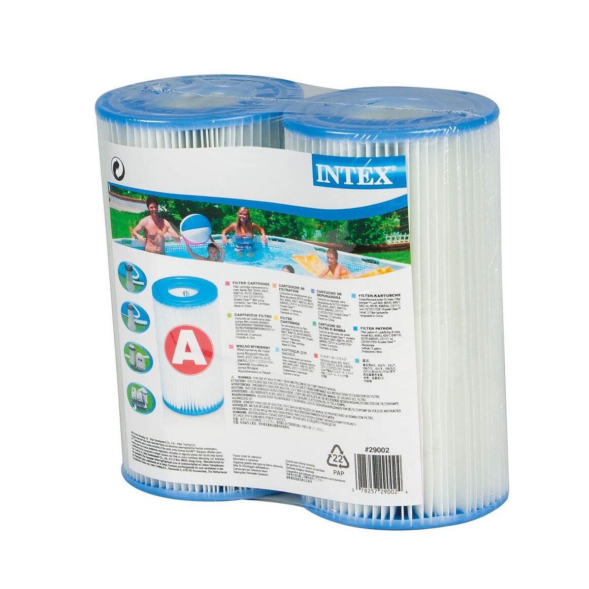 Filtros Intex PureSpa Tipo S1 - Pack De 6 Unidades