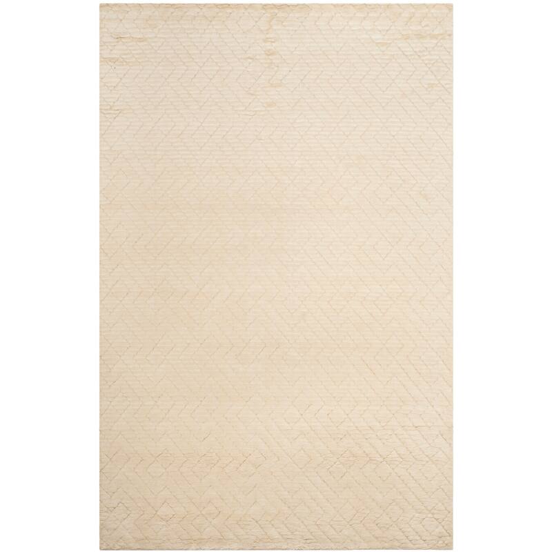 SAFAVIEH Manhattan Sesta Hand-tufted Ivory Wool Area Rug