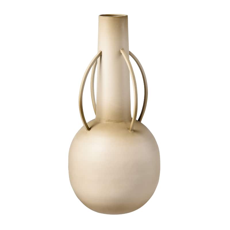 Elk Home Delia Burnt Ivory Metal 7.5 Inch Wide Bottle