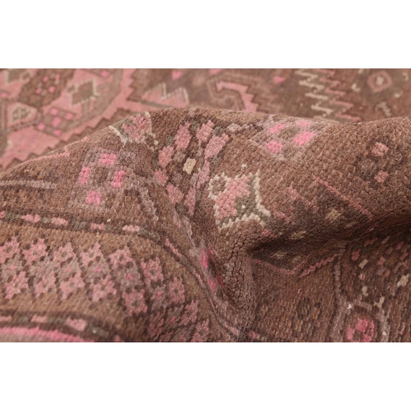 ECARPETGALLERY Hand-knotted Antalya Vintage Brown Wool Rug - 4'2 x 7'1