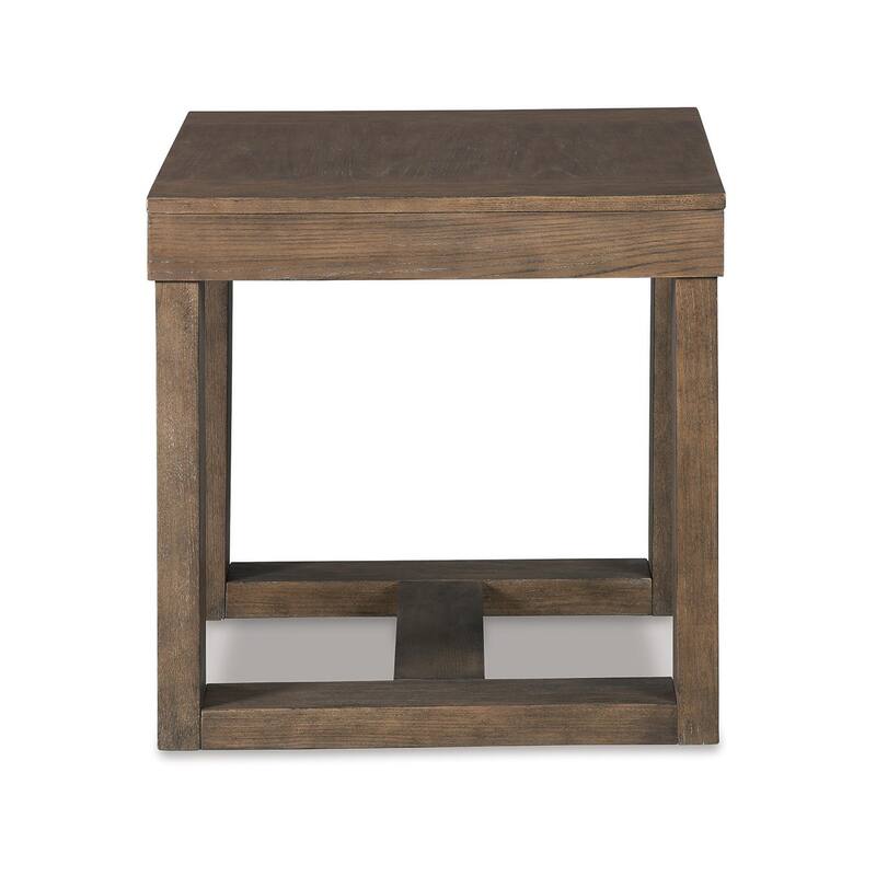 Cariton Gray Square End Table