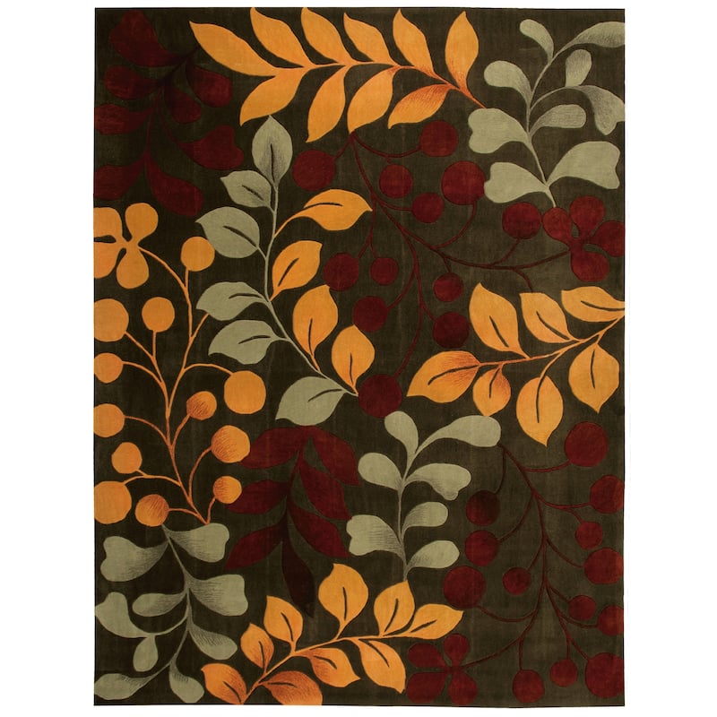Nourison Contours Hand-tufted Botanical Area Rug