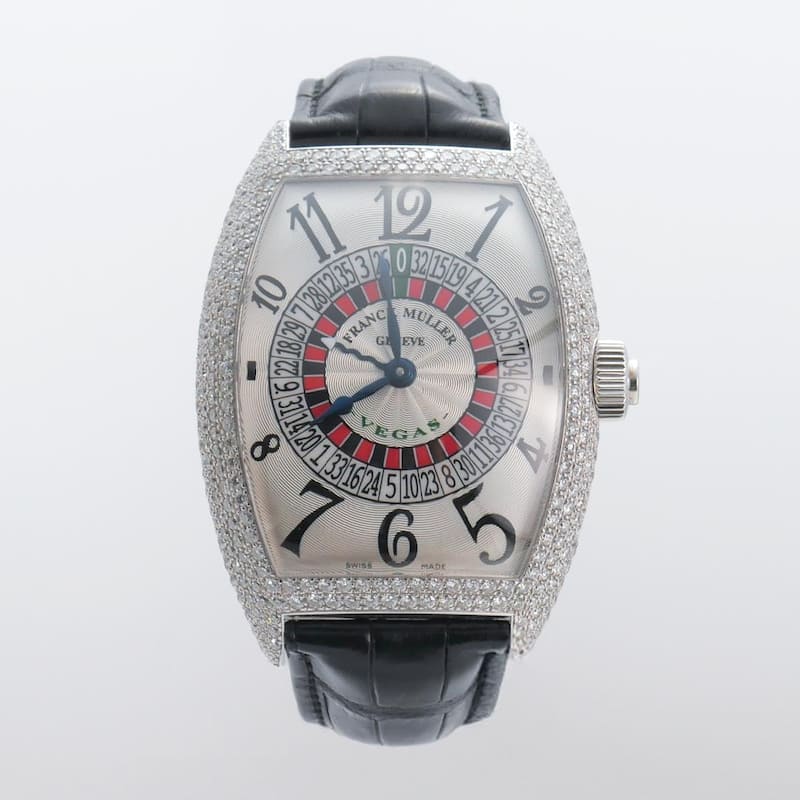 Franck Muller Vegas Casablanca Watch - White Gold Vegas
