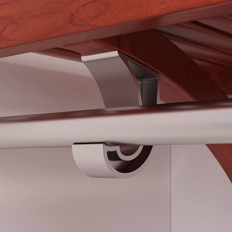 John Louis Home Solid Wood Reach-In Closet System with 4 Drawers Red Mahogany