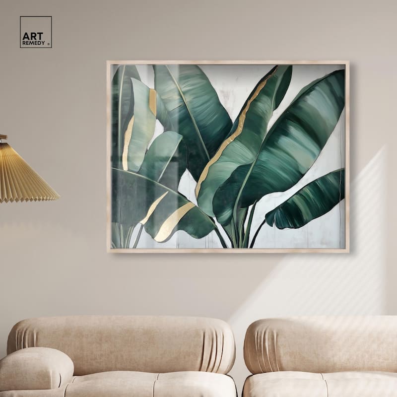 Jungle Jewel Jade I Shadowbox by Art Remedy