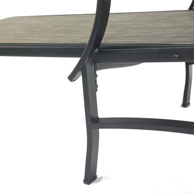 PATIO FESTIVAL 3-Piece Outdoor Chaise Lounger Set with Side Table